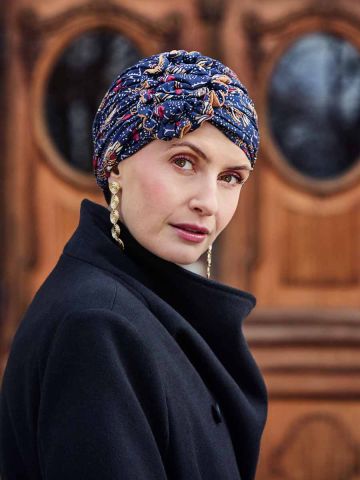 HocLotus Turban | Amber Garden