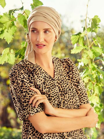 B.B. HocBeatrice Turban | Feather Beige