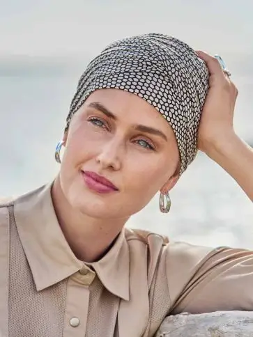  HocShanti Turban | Beige Snake Grab & Go