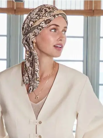  HocBeatrice Turban w. Ribbons | Moroccan Romance Bambus