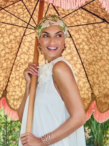  HocSapphire · Boho Turban | Lime Garden Mix & Match