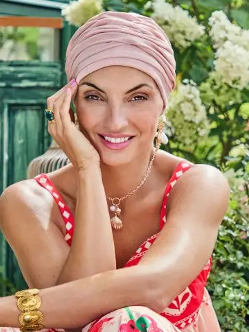  HocAria · Boho Turban | Pearl Blush Boho Spirit Headwear