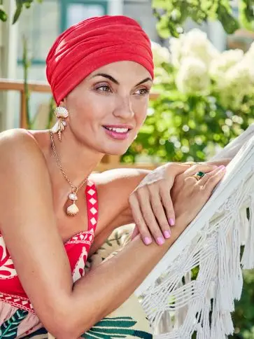  HocAria · Boho Turban | Coral Rouge Boho Spirit Headwear