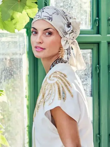  HocJuvela · Boho Turban Set | Bamboo Pearl Boho Spirit Headwear